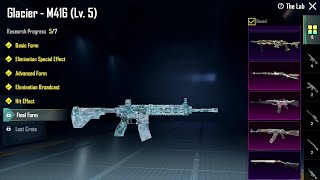 Glacier M416 (Lv .6 ) love  #pubgmobile #m416glacier  #shorts