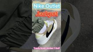 Unbelievable Nike Outlet Run in some Travis Scott Jordan 1 Golf’s! #jordan1 #jordan4 #jordans #nike