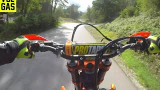 husaberg 650   , KTM 500  Bilstain