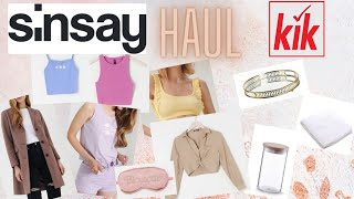 Haul SINSAY si KIK  🛍💗 | Haine si decoratiuni la preturi mici