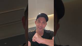 Hrithik's Message to Fans 😻❤️  FIGHTER - LIVE SHOW