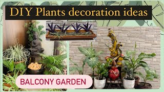 DIY plants decoration ideas 💡 a perfect corner decoration|balcony garden decoration ideas🪴