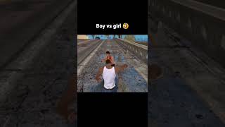 Gta San Andreas boy fight vs girl fight 😂#short #gta5 #gta #online