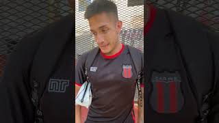 La palabra🎙de Fabián Sánchez, jugador de #defbelgrano tras el empate 0-0 ante #estudiantesrc 🤝⚽️❌️