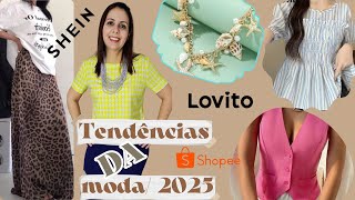 Tendências da moda 2025.