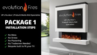 Evolution Fires Package 1 Pre-Built Media Wall Installation Video.