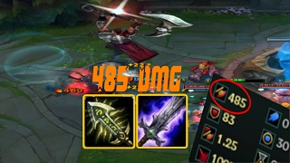 YASUO 5x INFINITY EDGE + 1 BoRK FULL AD!! ± 485 DMG!! Epic or Fail build (League of Legends)