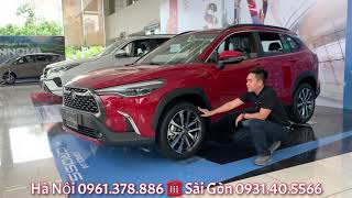 Toyota Corolla Cross 1.8V 2020 màu đỏ nội thất đen