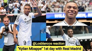 🔴 MBAPPE's first day with Real Madrid at BERNABEU