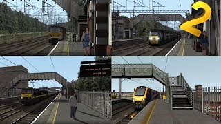 Train Simulator 2021 - Trains at Speed on my custom route #2