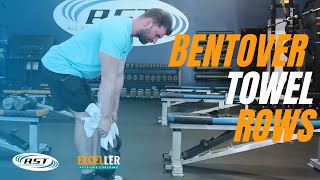 Bentover Towel Rows | Training for Grip Strength with Thick Grips