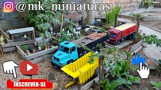 finalizando a viagem#minis #miniaturasdecaminhão #brinquedos #fazenda