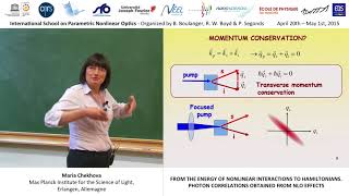 30/44 From the energy of NL interactions to hamiltonians, photon correlations obtained from NLO effe