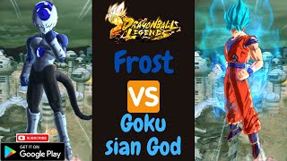 Frost Vs Goku Sian God Mode I Legends Of Dragon Ball Fights #8   #Android