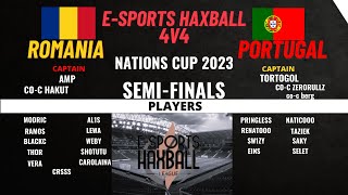 ROMANIA vs PORTUGAL Semi-finals E-SPORTS HaxBall ELO/LEAGUE 4v4