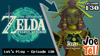 Let's play Tears of the Kingdom. Navigating the caves under Gerudo Town to find Riju!