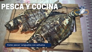 Como Pescar Lenguados con señuelos - Pesca y Cocina