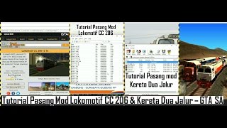 ►G◄ Tutorial Pasang Mod Kereta & Mod Kereta Api Dua Jalur GTA San Andreas + Mars PT. KAI