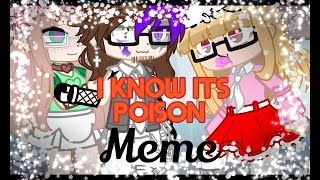 I  KNOW ITS POISON //MEME//GACHA CLUB//FNAF//AFTON//PT.2//