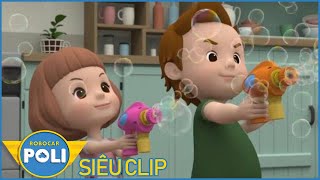 Siêu Xe Cứu Hộ Siêu Clip #06 - Poli và Các Bạn Roy, Helly, Amber - Phim hoạt hình Xe Biến Hình