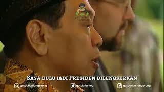 Gus Dur Penceramah Bukan Militer Jadi Presiden RI ke-4 tahun 1999 sd 2001 selama 2 tahun