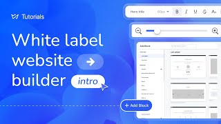 White Label Website Builder Weblium