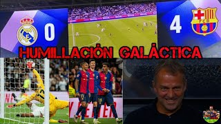 "HUMILLACION y PALIZA HISTORICA 0-4 del Barça al Madrid en el Bernabéu" Este Barça es imparable