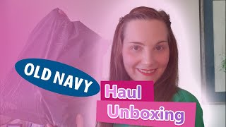 OLD NAVY Unboxing and Try On.