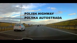 Driving in Poland - Warsaw highway  (Puławska, Bypass, A2) Jazda w Polsce - Autostrada w Warszawie