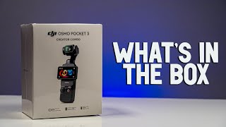 DJI Osmo Pocket 3 | Just what's in the box | ASMR!!!