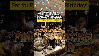 Pinoy Snacks Section Eat for Free on your Birthday  #vikings #buffet    #unlimited #fyp #shorts