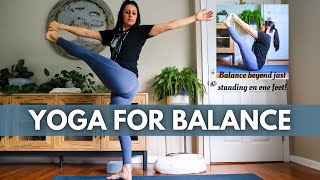 30 Min Yoga Balance Challenge | Yoga class to challenge your balance and strengthen your core