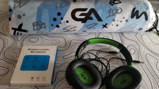 Showing My New @GutzyAiden Mousepad, Turtle Beach Headsets, And Mic For YouTube