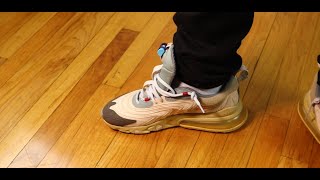 Nike Air Max 270 React ENG Travis Scott Cactus Trails Sneaker Review + On Foot Look