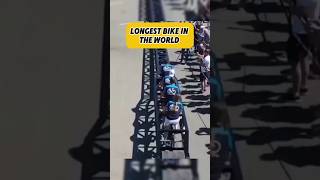 The longest bicycle in the world #factsdaily #factshorts #uniqueshorts