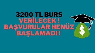 3200 TL BURS ! BURS VEREN KURUMLAR ! #yök #eğitim #üniversite