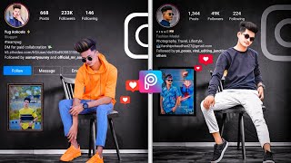 Creative Instagram Concept | PicsArt Tutorial Hindi | Viral instagram Effect Photo Editing | RTWORLD