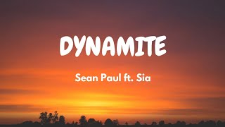 Sean Paul - Dynamite ft. Sia (Lyric Video)