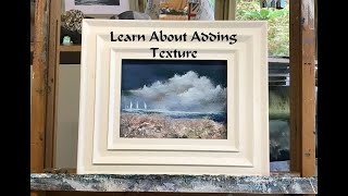 ART SEASCAPE TEXTURE ADD INTEREST TO YOUR aRTSEASCAPE  #seascapetutoriallesson #artseaclouds