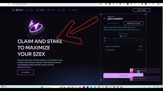 How to Claim Zex Airdrop | Zeta Airdrop #ZEX #ZETA #Airdrop