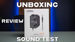 Camera and smartphone audio interface under $100 | Comica LinkFlex AD3