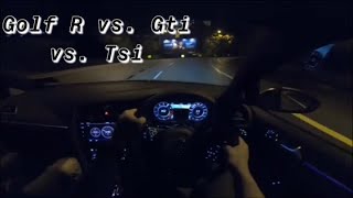 2018 MK 7.5 Golf R, GTI, and TSI (POV Drive)