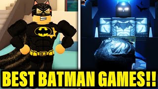 Top 5 BEST Batman Games in Roblox!!