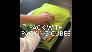 Packing with Space-Saving Packing Cubes