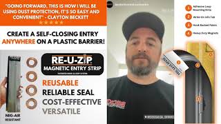 Beckett Construction gives RE-U-ZIP® Magnetic Entry Strip™ a try - "IT'S SO EASY AND CONVENIENT" -