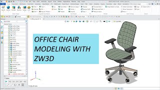 Office Chair Modeling with ZW3D