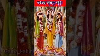 পঞ্চতত্ত্ব আসলে কারা? #পঞ্চতত্ত্ব #shorts #viral #viralshorts #dailyfacts #facts #hindumantra