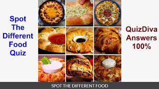 Spot The Different Food Quiz Answers | Quiz Diva Spot The Different Food Answers | Quiz Diva