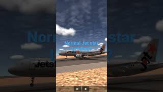 Normal jet star landing?? #swiss001landing