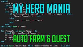 MY HERO MANIA | HACK/SCRIPT | AUTO FARM, QUEST & MORE!